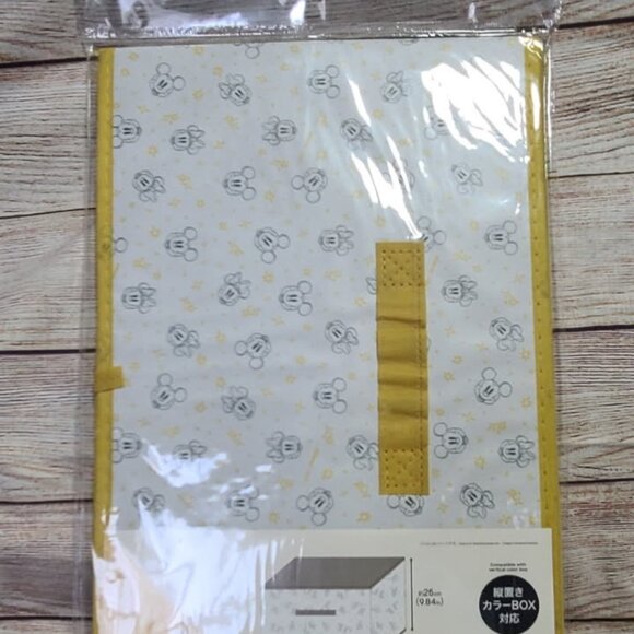 Disney Mickey and Minnie Mouse Storage Box - Yellow - NEW - Picture 1 of 2